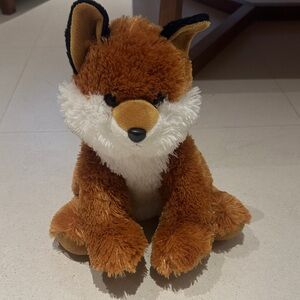 Cuddly Fox Plush Toy - Brown and White